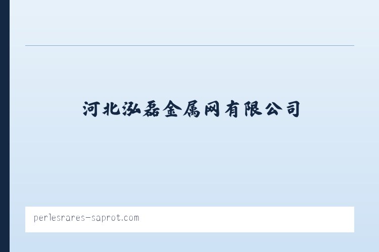 河北泓磊金属网有限公司 列表图